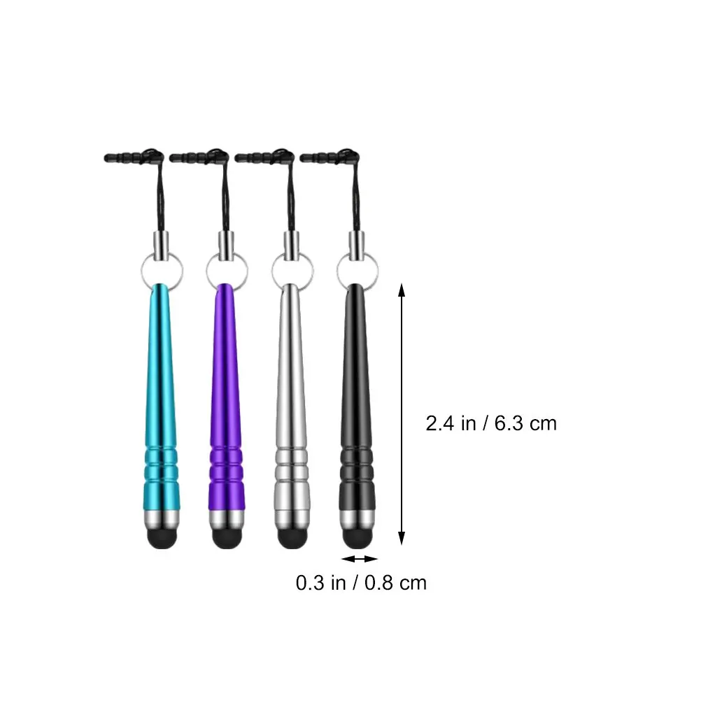 40Pcs Plastic Phone Stylus Pens Touching Screen Pen Baseball Bat Shape Capacitive Lightweight Multipurpose Compatible