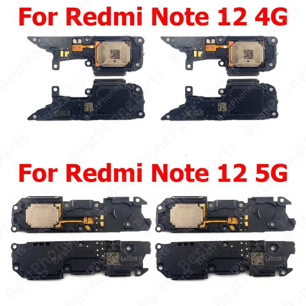 Loudspeaker For Redmi Note 12 4G Note12 5G Loud Speaker Buzzer Ringer Sound Module Mobile Phone Spare Parts