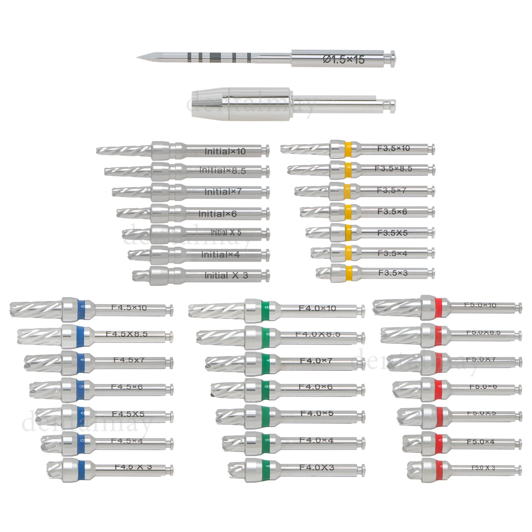 Compatible Hiossen Bone Compaction Kit Bone Density Enhancement Sinus Lift Drills
