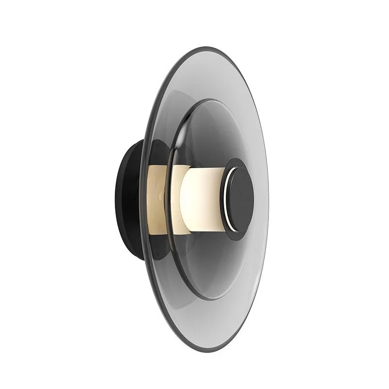 

Modern light luxury minimalist glass restaurant small chandelier creative bedside lamp design