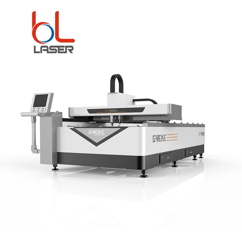 Gweike Lf1325lc 250W 500W 1000W Metal Nometal Fiber Cutting Hine Mixed With Raycus Co2 Laser Pipe For Acrylic Steel