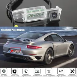 For Porsche Carrera Turbo 911 987 997 918 Boxster Cayman HD Car Rear View Back Up Reverse Camera Night Vision Parking Camera