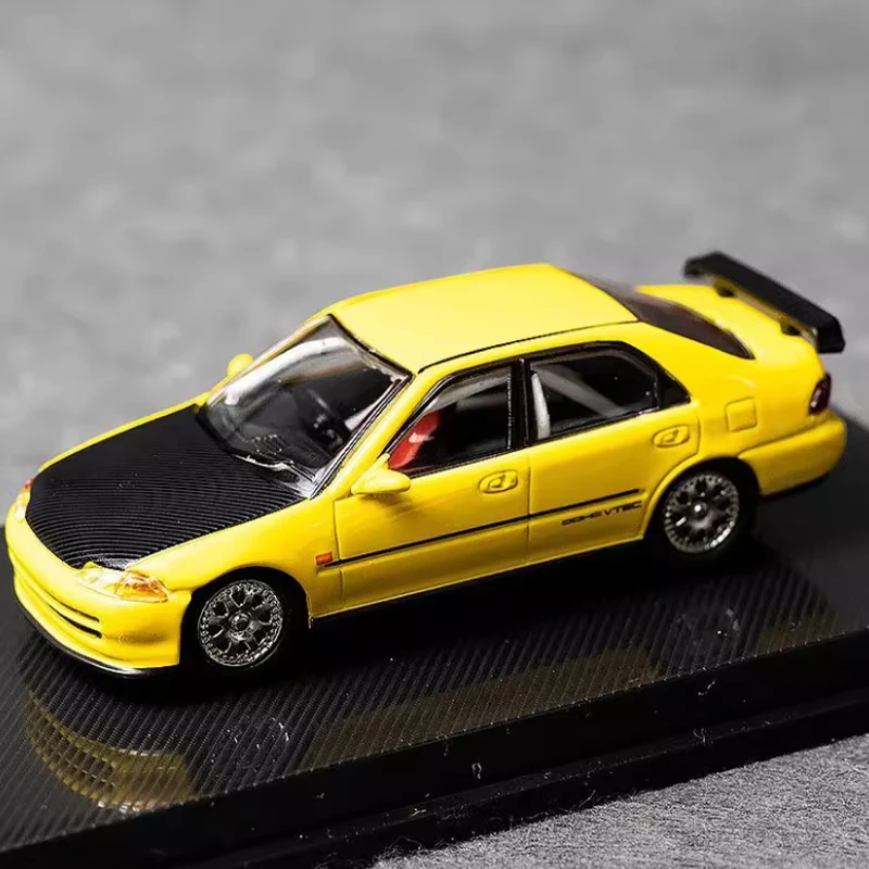 

Литой под давлением оригинальный 1:64 CIVIC FERIO SIR EG9, модель из сплава, имитация украшения, хобби, сувениры, коллекция подарков, статический дисплей