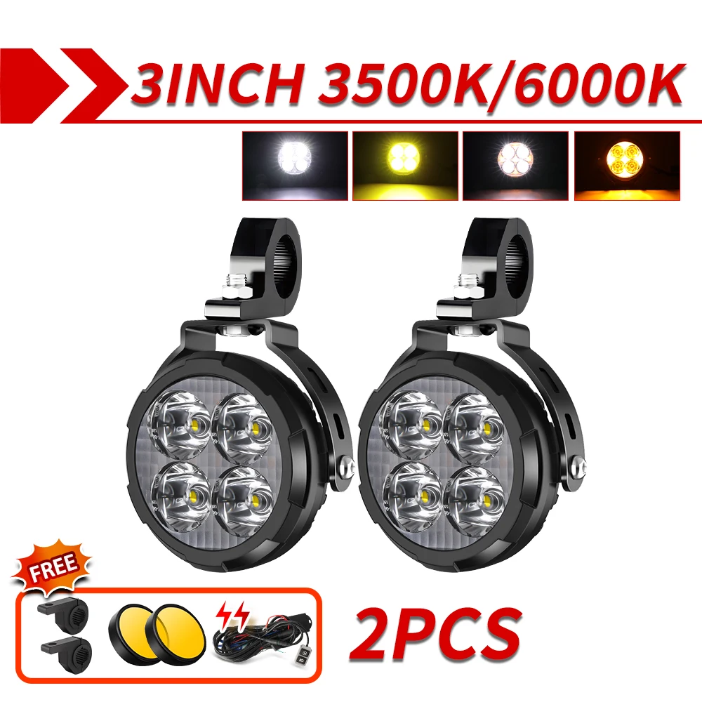 CO LICHT Motorfiets LED Rijden Werklamp 5 inch DRL Strobe Hoog Laag 12 V 24 V Voor BMW R1200GS LC ADV R1250GS F900R R9T Extra