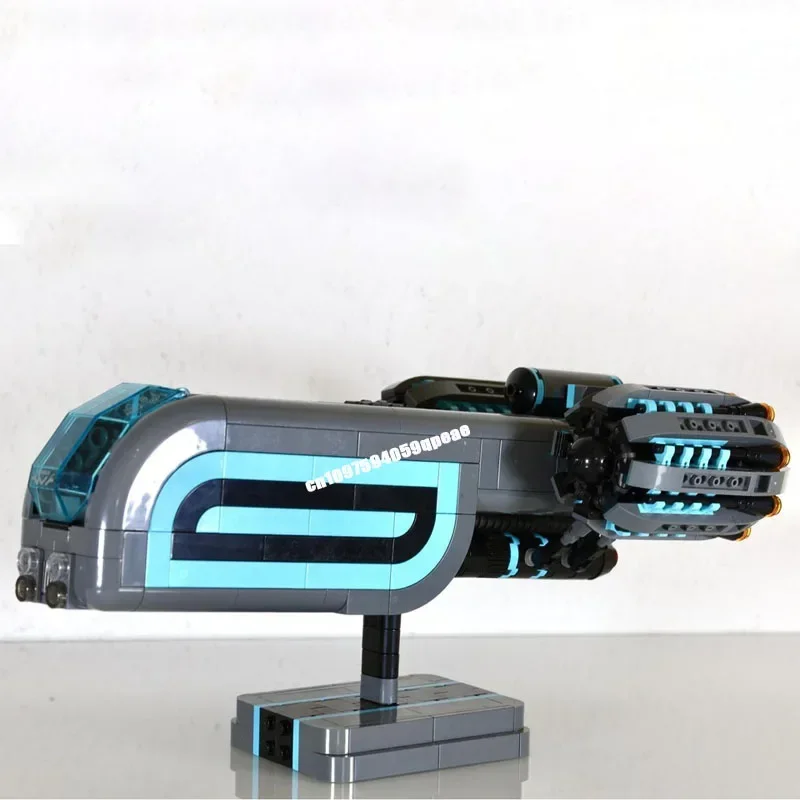 New 686Pcs Popular Space Technology Series Moc Spaceship The Blade Model Custom Puzzle Diy Creative Ideas Kid Toy Birthday Gift