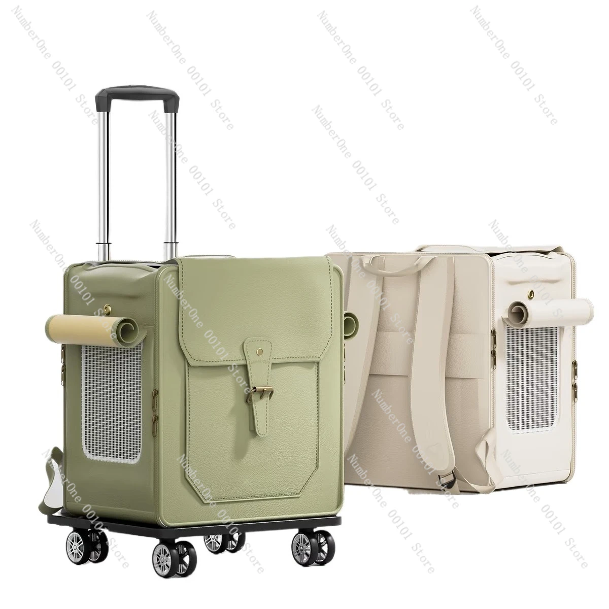 

Портативный легкий рюкзак с тягой большой емкости для домашних животных, кошек и собак