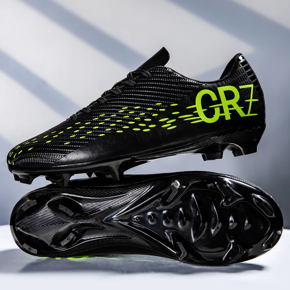 

Популярные модные 7-цветные профессиональные футбольные бутсы с низким верхом TF и длинными шипами FG, дизайн унисекс, дышащие. обувь