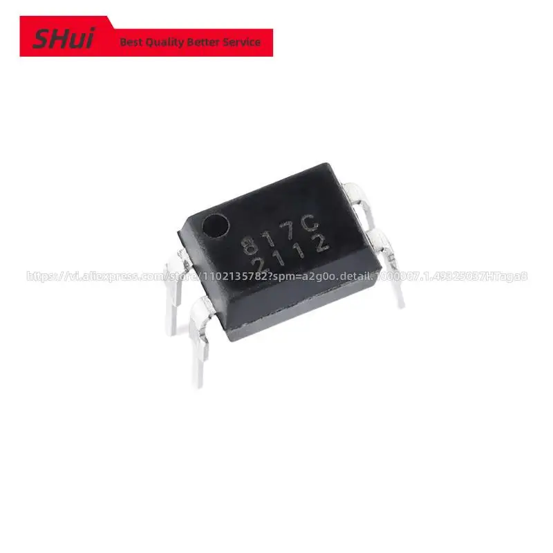 10 PCS 817C DIP-4 In-line Optocoupler Chip Compatible with PC817/EL817