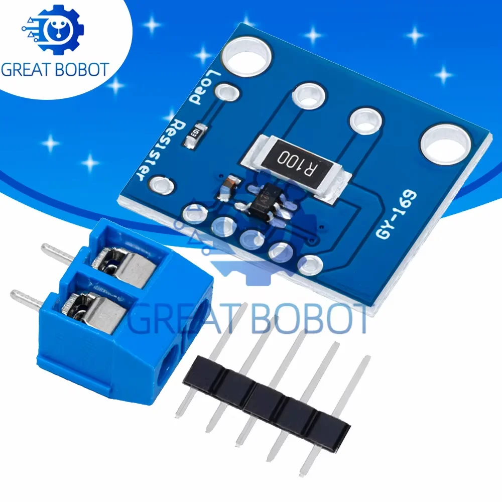 GY‑169 High‑Resolution Current Sensor Module, INA169 Analog Converter for Arduino