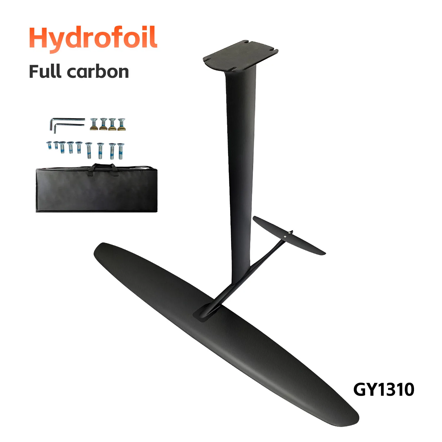 ports Surf Foil Kite Accessories GY1310 2100 sq cm Carbon  Front Wing 90 cm Carbon Mast Beginner Outdoor Hydrofoil Water