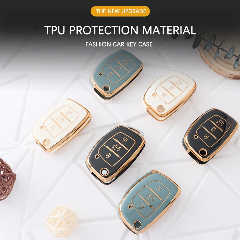TPU Auto Schlüssel Abdeckung Fall Schutz Shell Für Hyundai IX25 IX35 IX45 I10 I20 I30 HB20 Elantra Solaris Sonata Santa Fe Sport Tucson