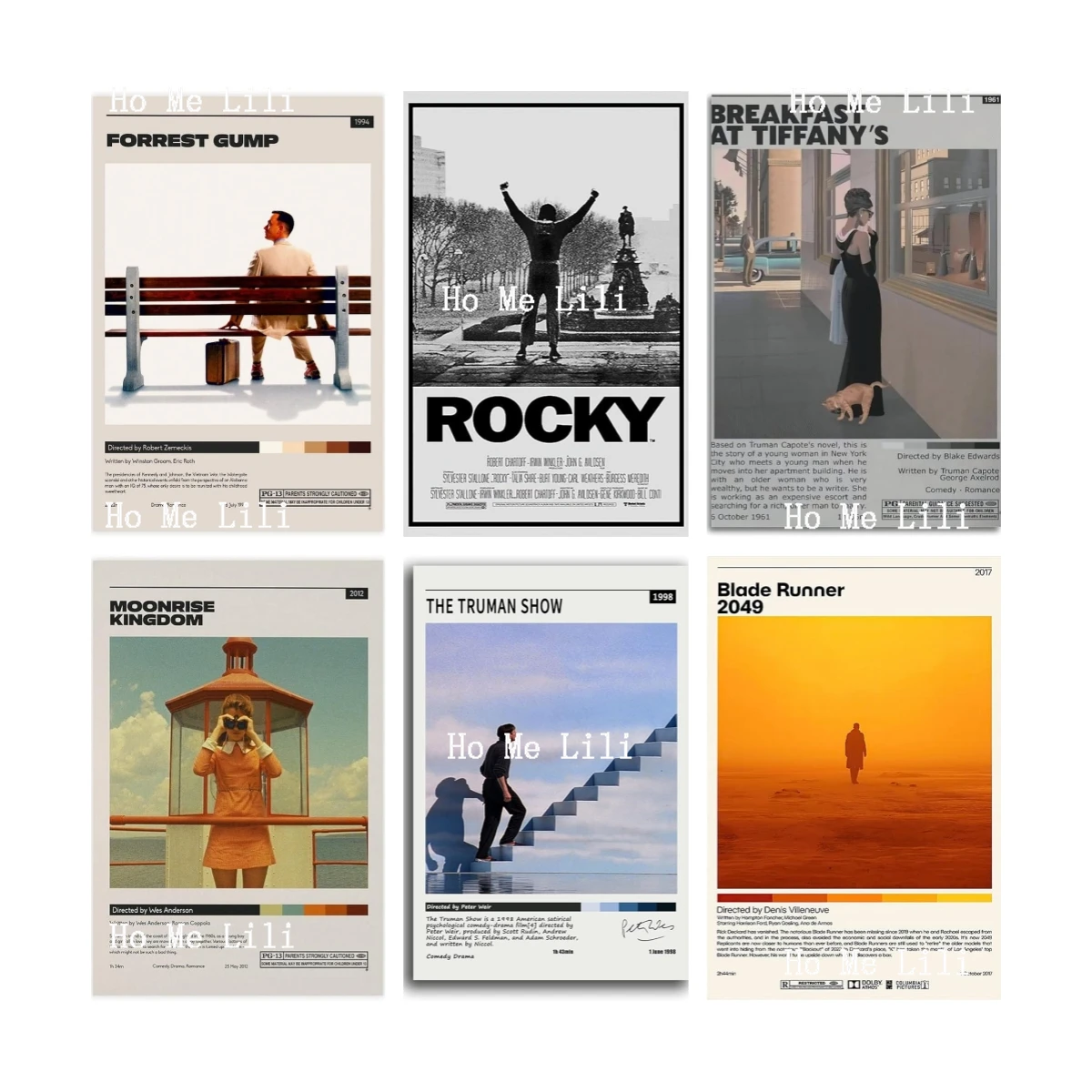 Cartaz do filme Blade Runner para quarto, sinalização de metal vintage, pose para o sucesso, lua homem império, o show da trombeta, decoração estética, clássico