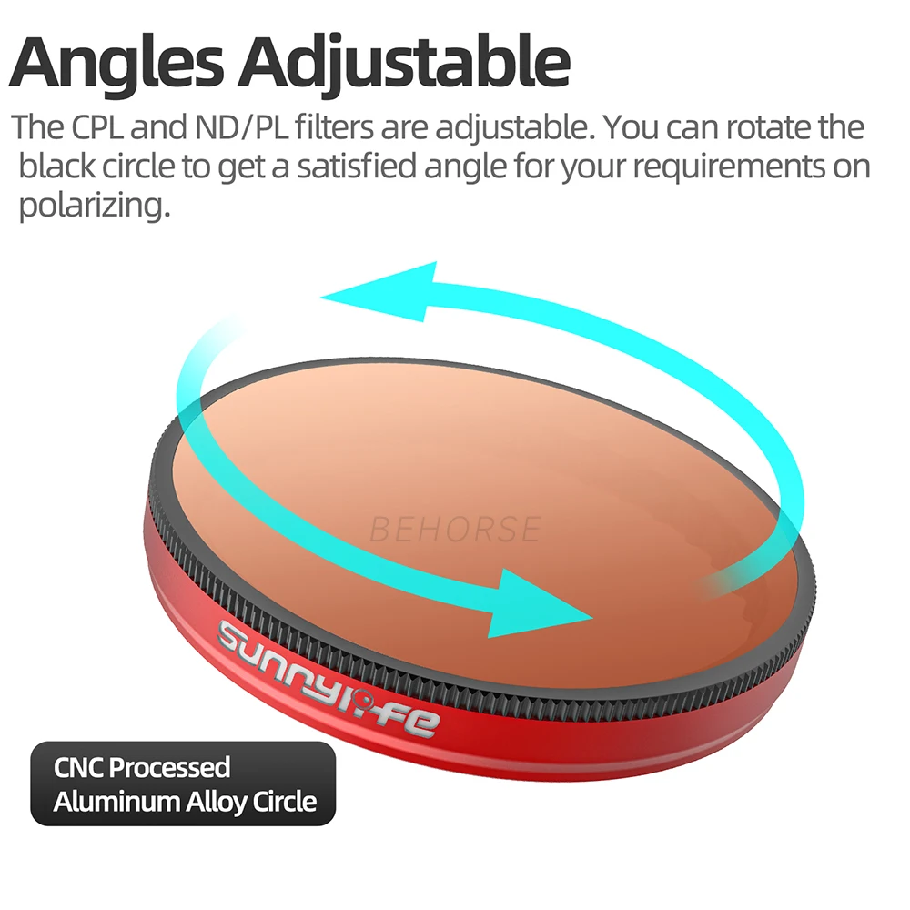 Multi-Layerเคลือบฟิล์มปรับสําหรับDJI Action 5 Pro NDชุดกรองเลนส์กล้องสําหรับDJI Action 4/3 อุปกรณ์เสริม