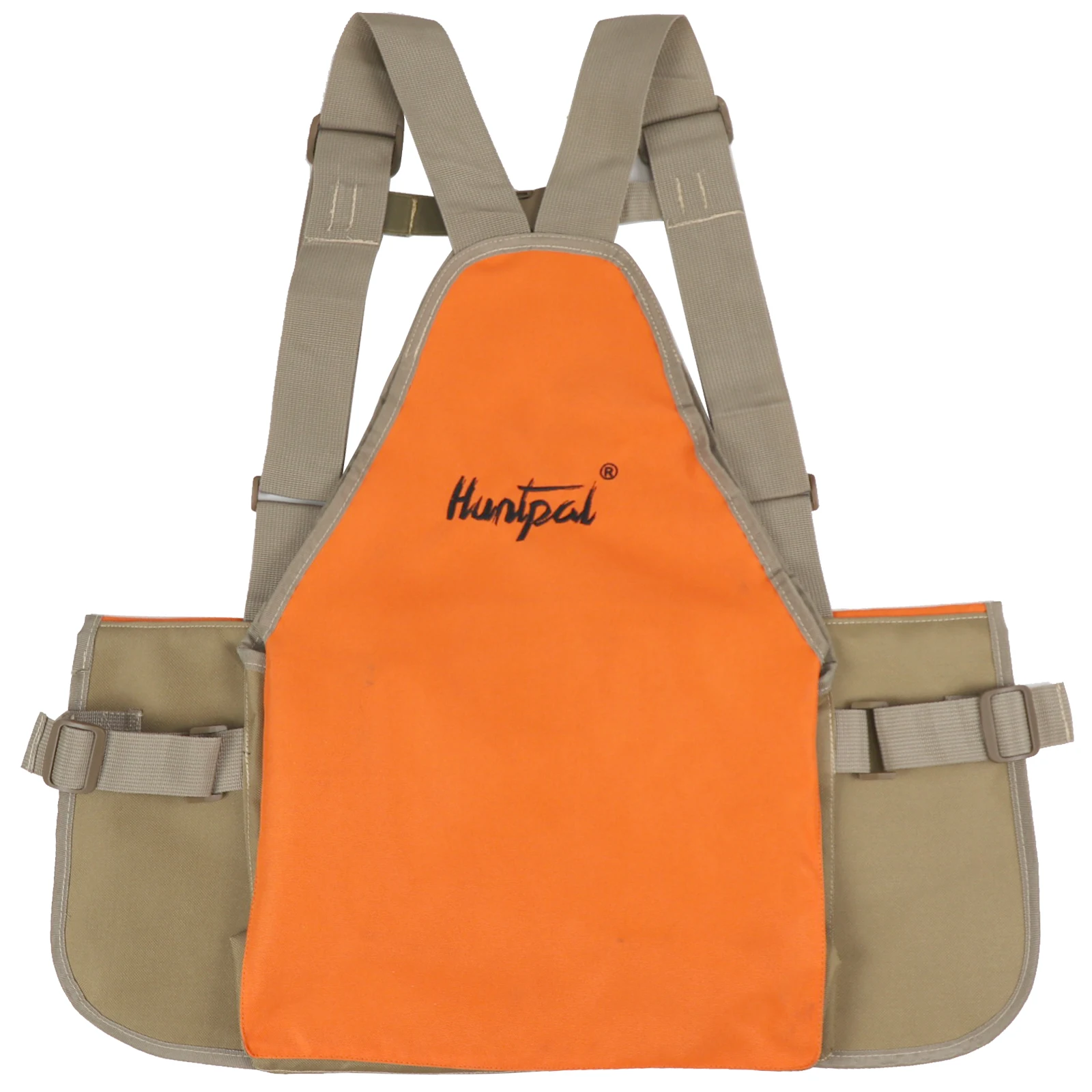 Hunting And Fishing Outdoor Orange Vest Eye-Catching Fluorescent Orange Color Loose Size Suitable For Various Body Types·