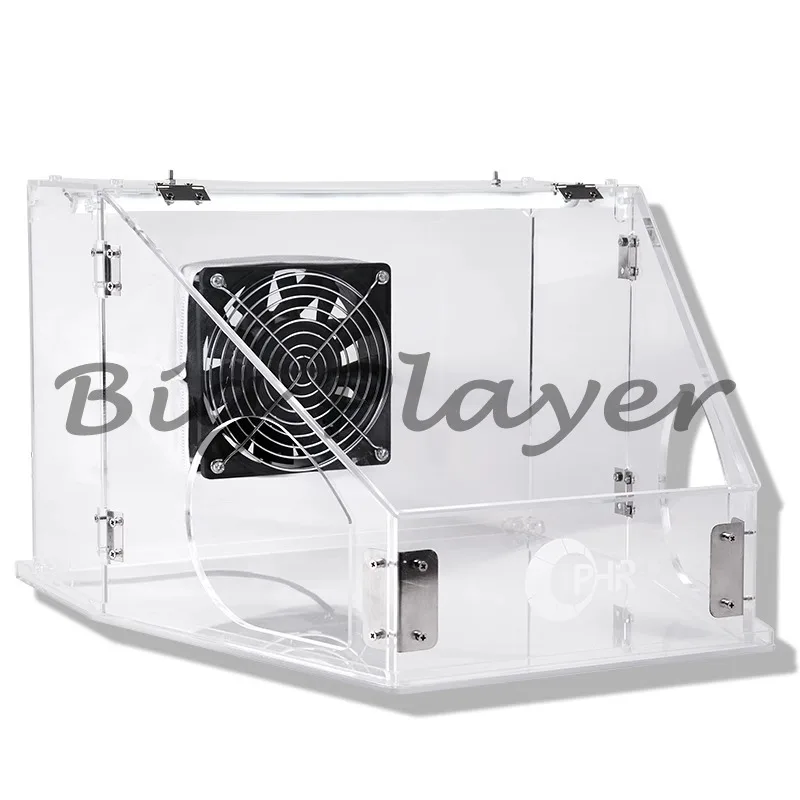 

Gundam model plain group acrylic polished dust-proof sealed box vacuum cleaner LED light water sticker micro-engraving baby