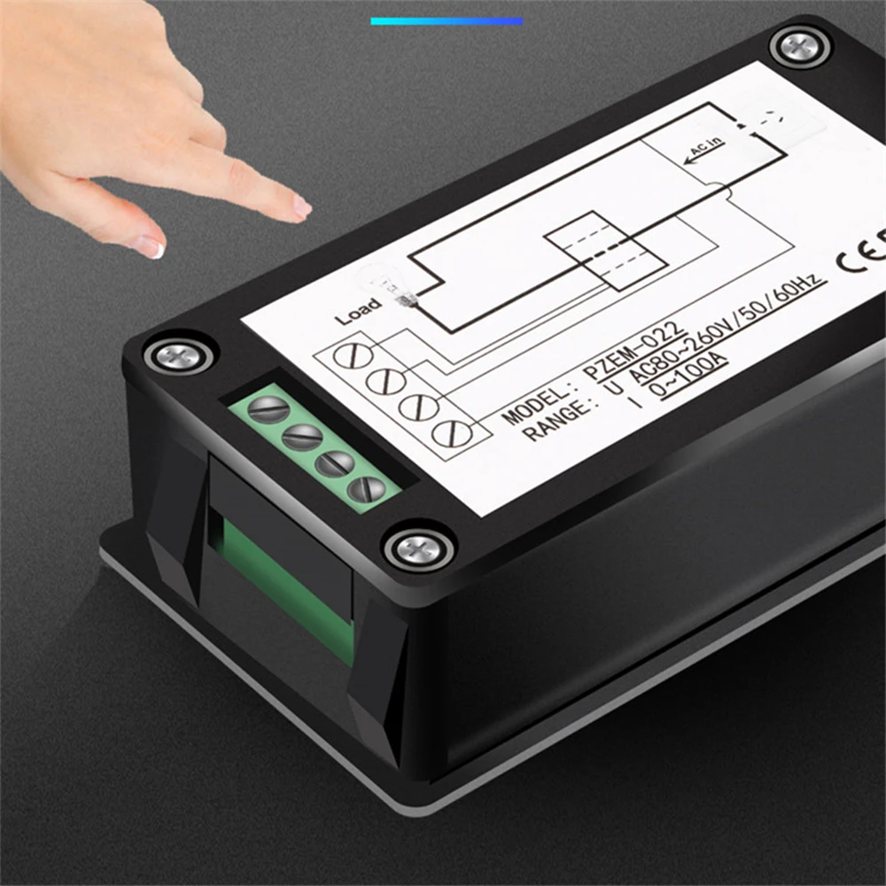 6w1 cyfrowy próbnik napięcia AC 80-260V 5A 10A 100A moc energia częstotliwość współczynnik mocy Monitor wielofunkcyjny miernik testowy