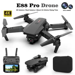 ZHENDUO E88 Pro HD 듀얼 카메라, WIFI FPV 드론, 광각 높이 유지, RC 접이식 쿼드콥터 헬리콥터 선물