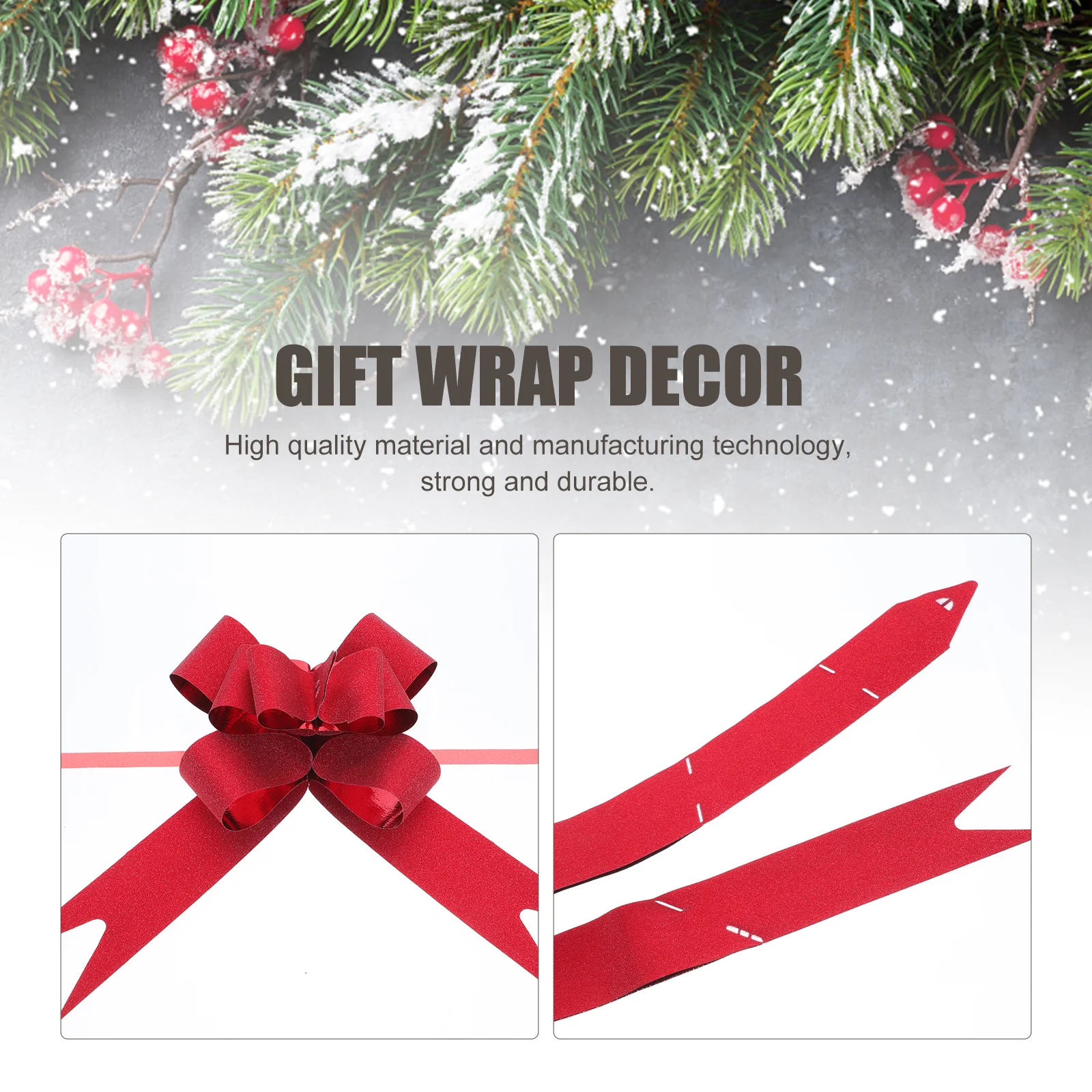 

50Pcs Pull Bow Ribbon Gift Wrap Flower Box Decor Wedding Party Present Accessories DIY Craft Supplies Pull Bow