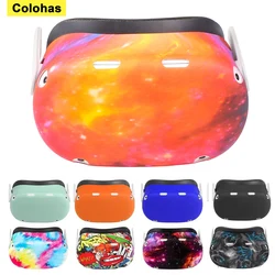Colohas Console Head-mounted Protective Case For Oculus Quest 2 Silicone Protective Cover Anti-Scratch Case VR Accessories