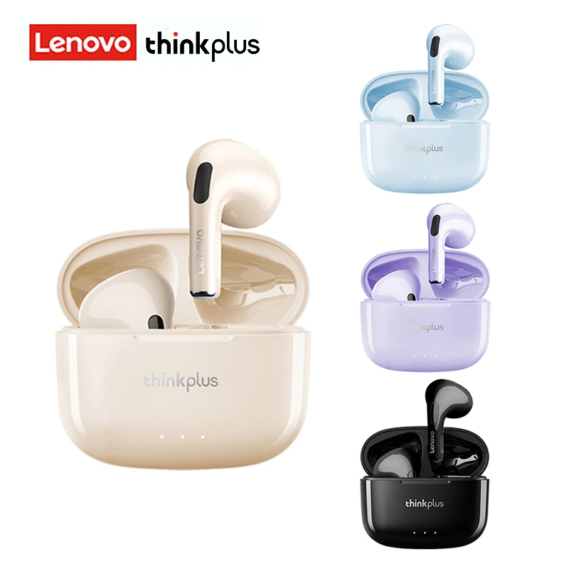 سماعات لينوفو LP40 II سماعة لاسلكية تعمل بالبلوتوث 5.3 سماعات TWS Hifi سماعة رأس ستيريو للألعاب الرياضية سماعات أذن للموسيقى HD مع ميكروفون