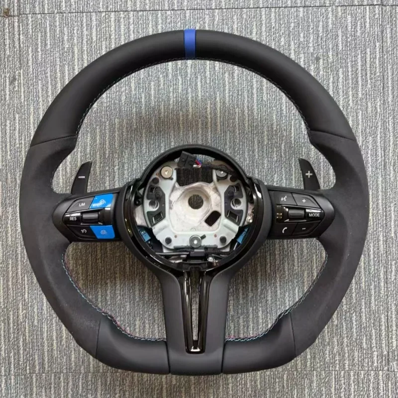 Car Steering Wheel Suede Leather For BMW M Sports F01 F02 F03 F06 F10 F11 F12 F13 F15 F20 F30 M3 Steering Wheel Car Accessories