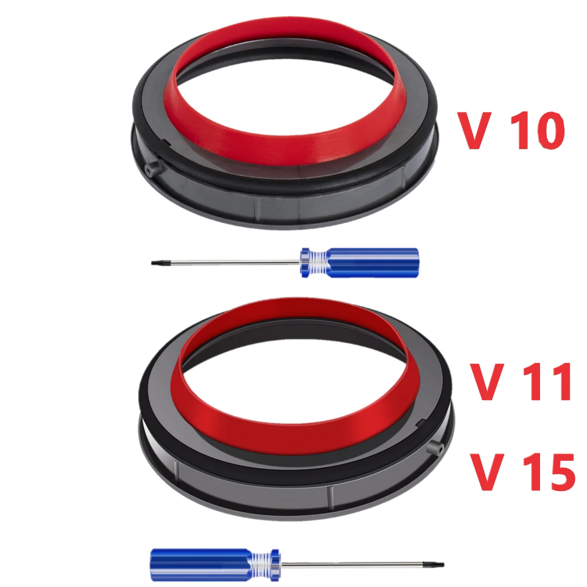 Sealing Ring Dust Bin Lid Replacement for Dyson V10/V11/V15 Vacuum Cleaner Bottom Cover Dust Bin Top Fixed Part Accessories