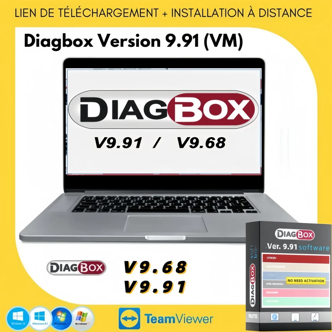 

2025 Автомобильный продукт Сканер Инструмент ЭБУ-программатор Diagbox V9.68 программное обеспечение для Citroen и Peugeot Для Lexia 3 PP2000 Полный адаптер