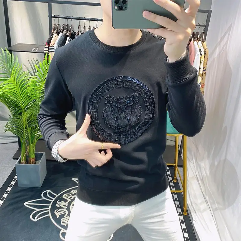 Men's Clothing Graphic Diamond Top White T Shirt for Man Oversize Sweatshirts Big Size F 90s Vintage High Quality Quotes Casual