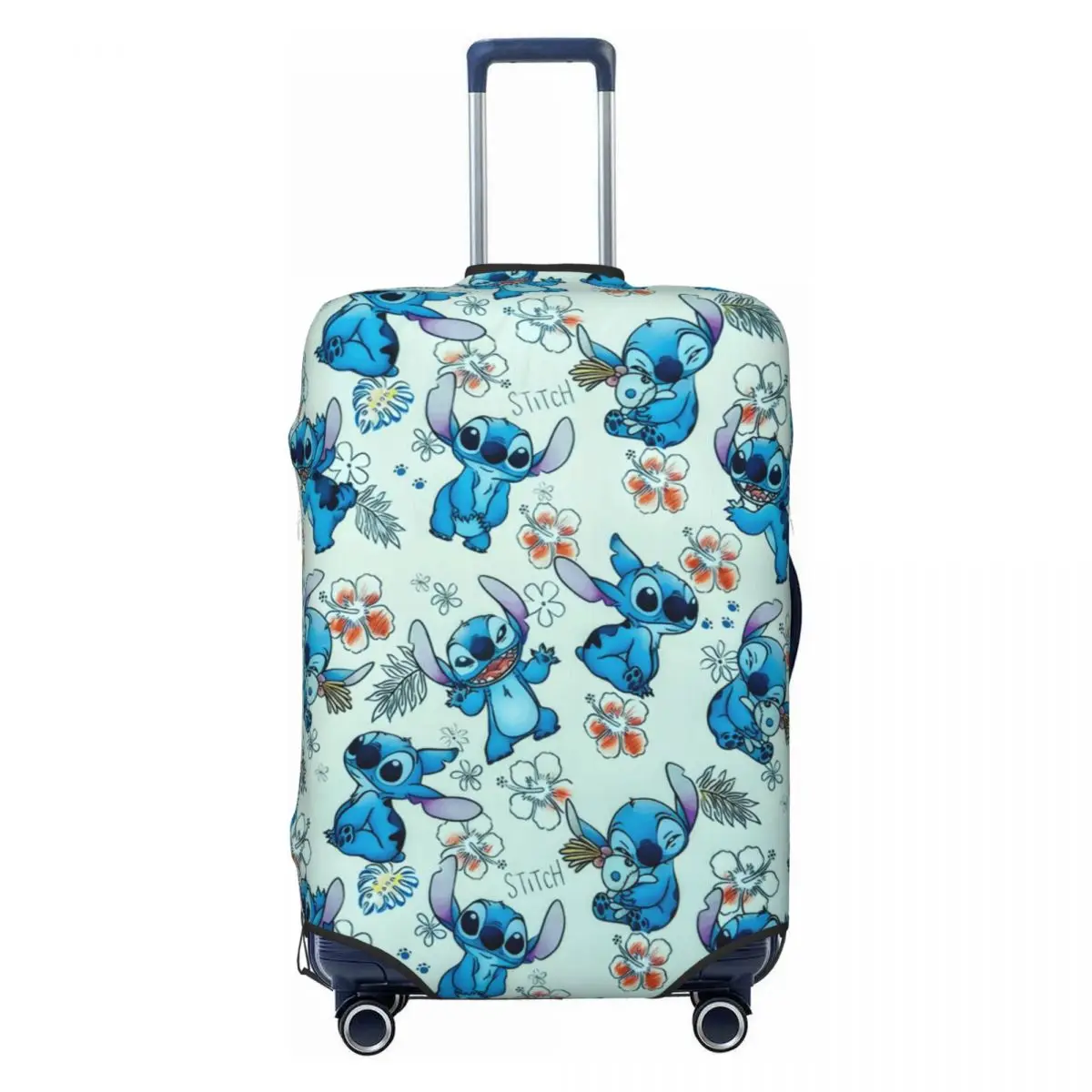 

Caroon Monster Lilo Stitch Suitcase Cover Elastic Anime Luggage Protective Covers for 18-32 inch