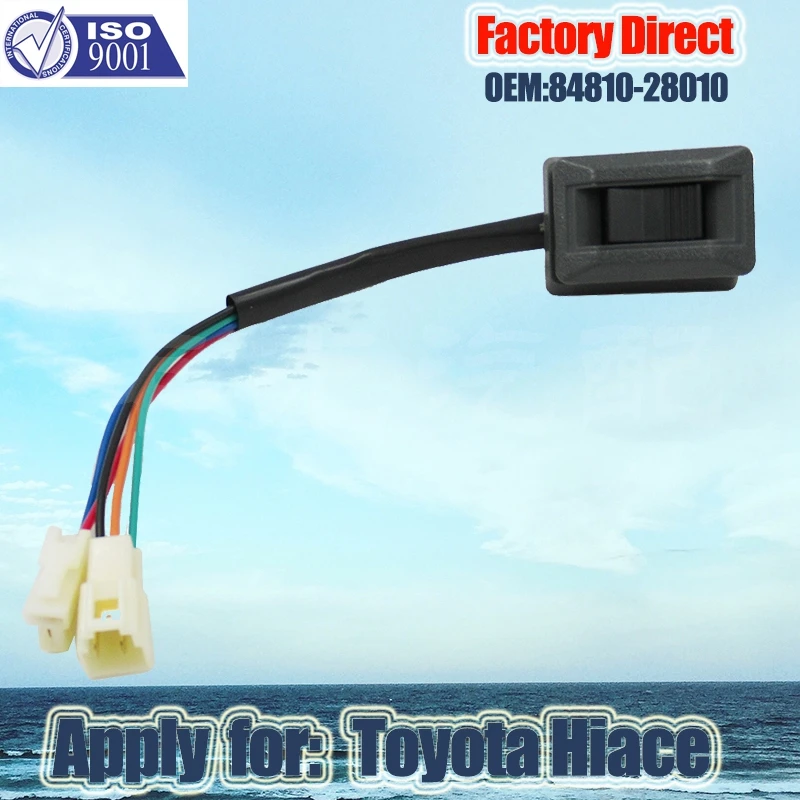 Factory Direct Auto Power Window Master Switch Apply For Toyota Hiace Passenger Side 84810-28010/84810-20060-B3 With Wire