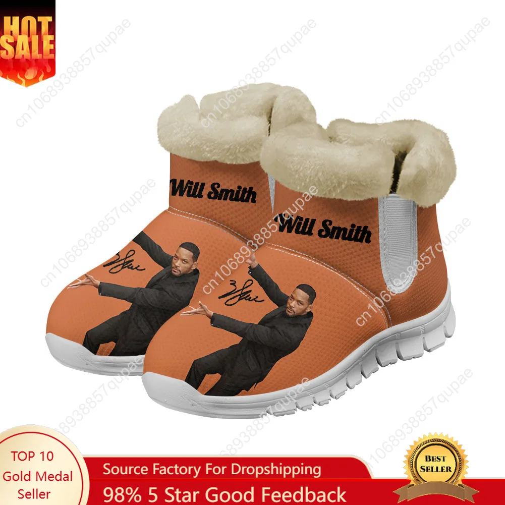 

Will Smith Snow Boots American Rapper Mens Womens Shoe Keep Warm High Quality Casual Lightweight Couple Sports Custom Sneakers