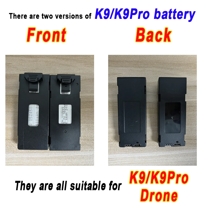 Batterie d'origine pour importateur K9 Pro Mini, 3.7V, 1800mAh, pièces d'accessoires