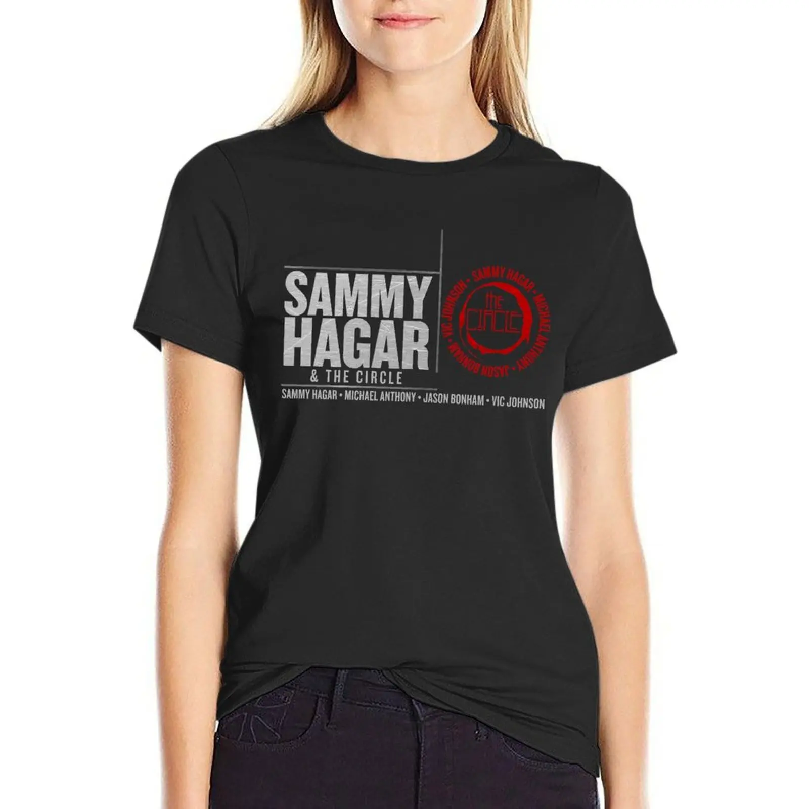 Sammy Hagar & The Circle T-Shirt tops cute clothes Aesthetic clothing kawaii clothes workout t shirts for Women