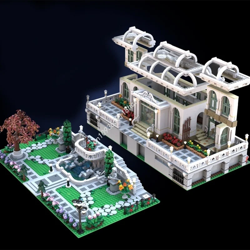 6190pcs MOC Grand Botanic Palace Garden Modulared Model Building Blocks Architecture Toys DIY Brick Kids Christmas Gift Birthday
