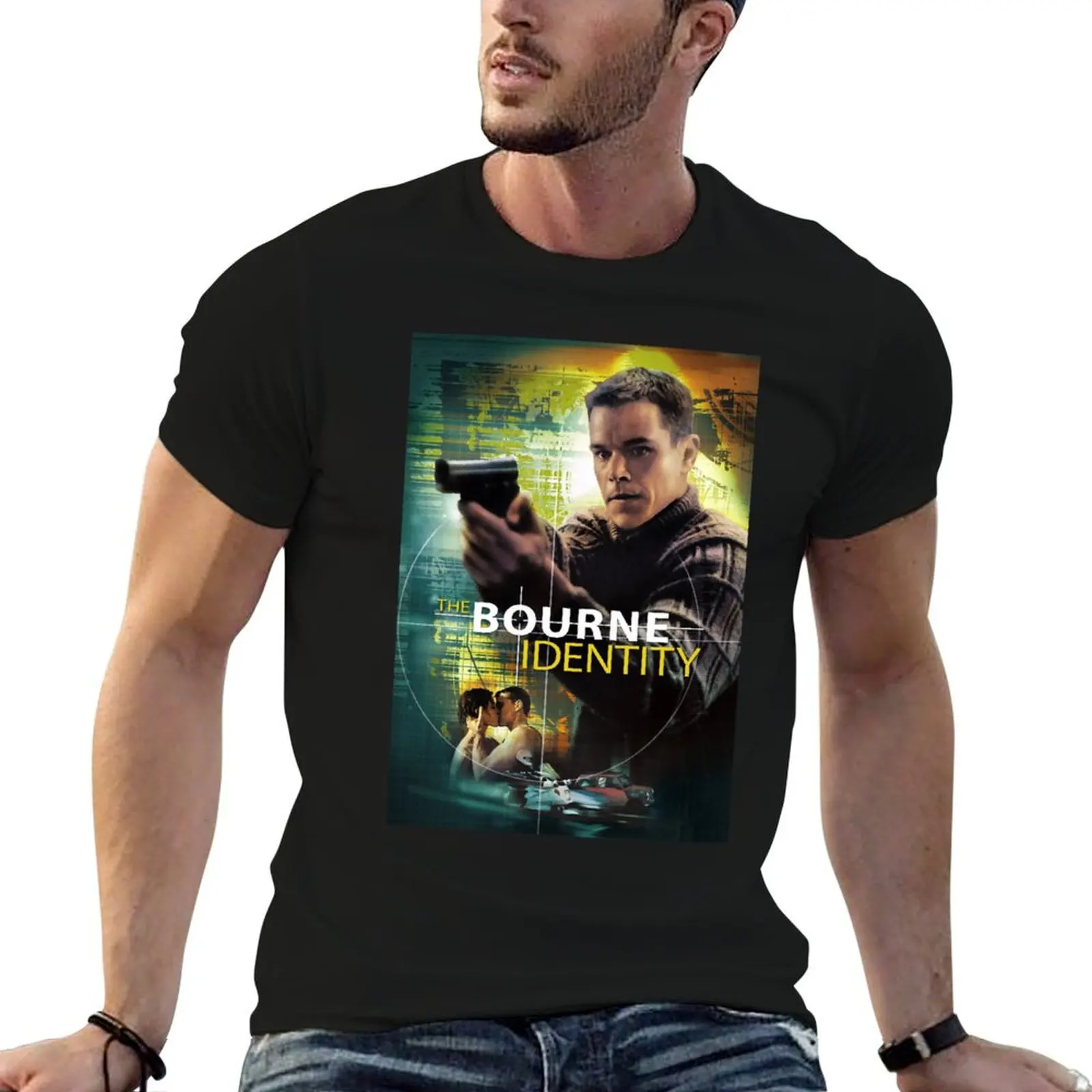 For Mens Womens The Bourne Identity Beautiful Model Gifts For Women T-Shirt Big Size Short Sleeve Casual Top