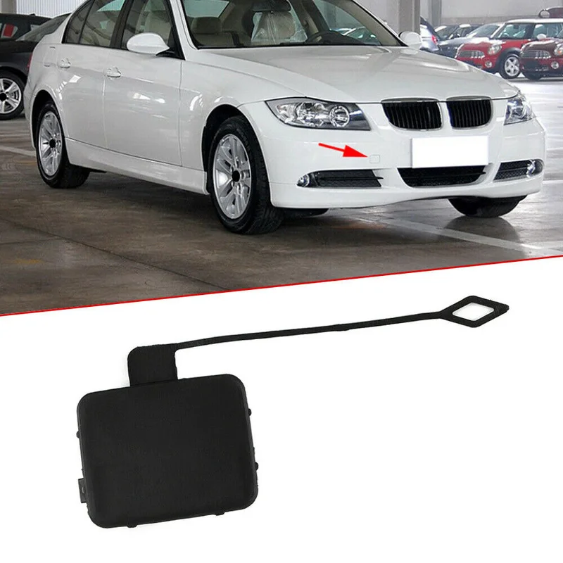 

Car Front Bumper Tow Hook Cover Plastic Tow Hook Cover Decor Exterior Car Accessories For BMW E90 E91 318i 320i 328i 330i 335i