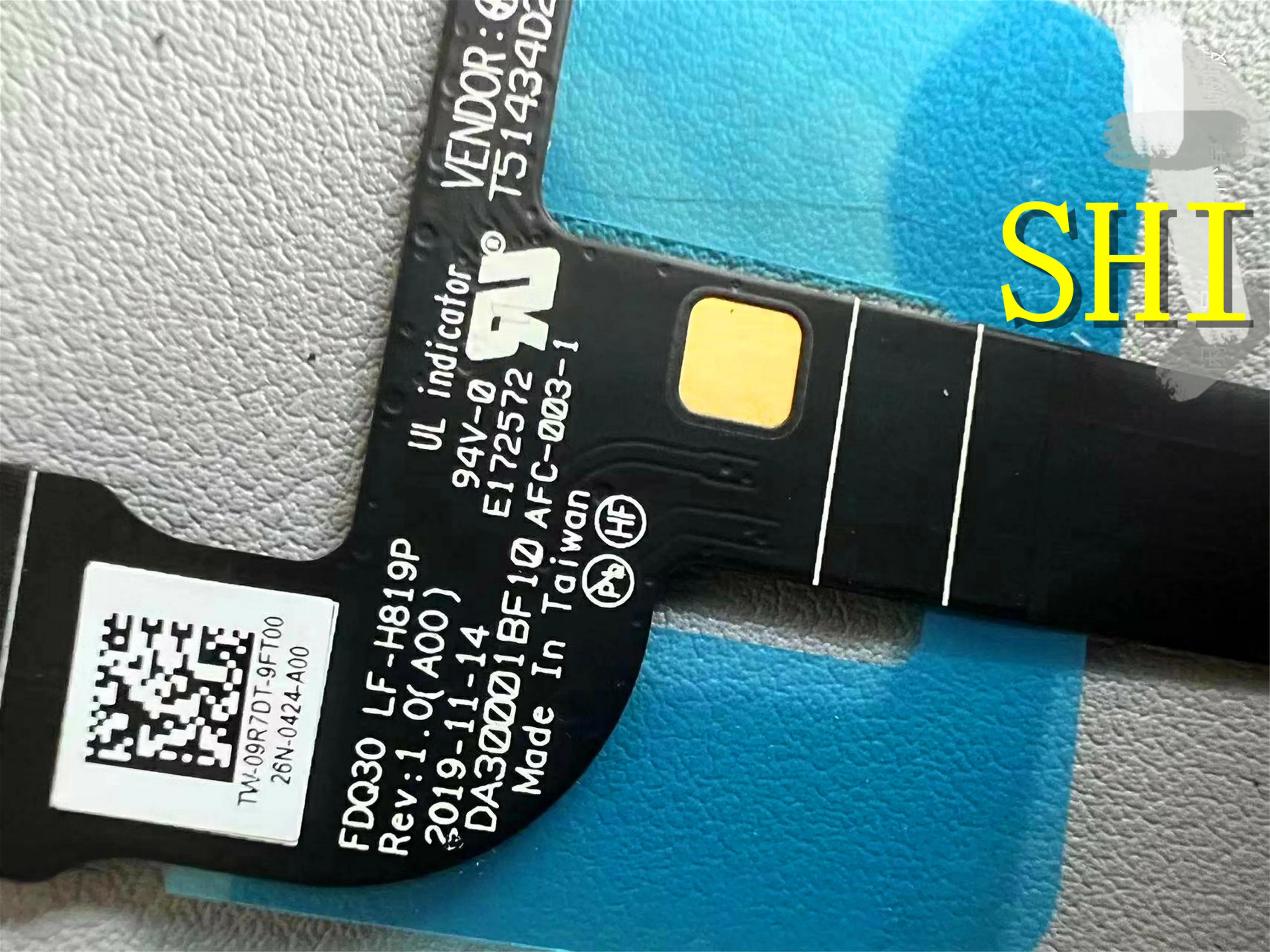 09R7DT Original 9R7DT  FOR DELL XPS 13 9300 LCD SCREEN FLEX CABLE  LF-H819P 100% TEST OK  Free shipping