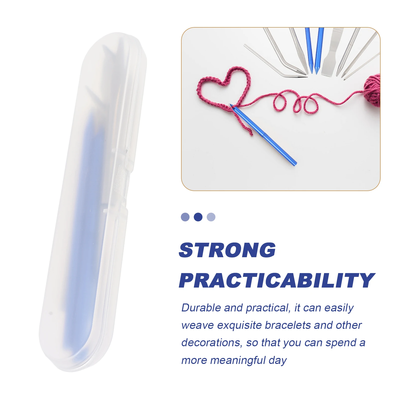 

Outdoor Paracord Braiding Tool Kit Stainless Steel Aluminum Bracelet Stitching Weaving Needle for Relaxing Bracelet Making