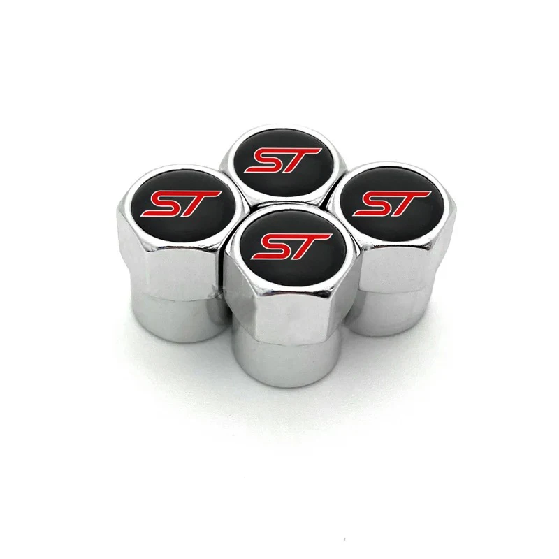 4 PCS Car Wheel Tire Valve Stem Cover Air Tight Cover Ford STLineFocusX23 Mondeo Fiesta KugaMK2MK3MK4 Tire Accessories Tucson Az