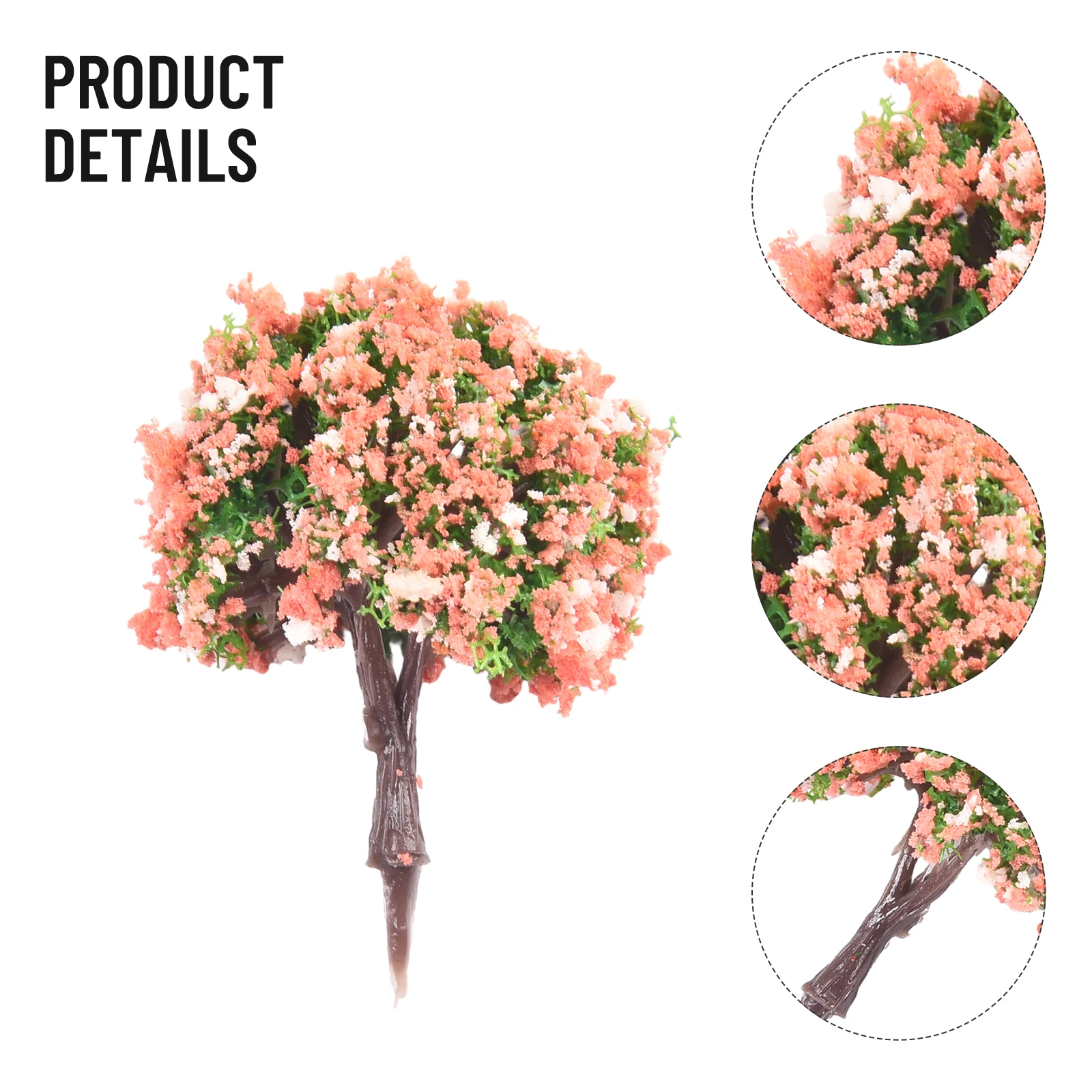Hot sales Lovely Model Trees Architecture Train Railway Wargame Diorama Scenery 10Pcs Accessories Home Garden