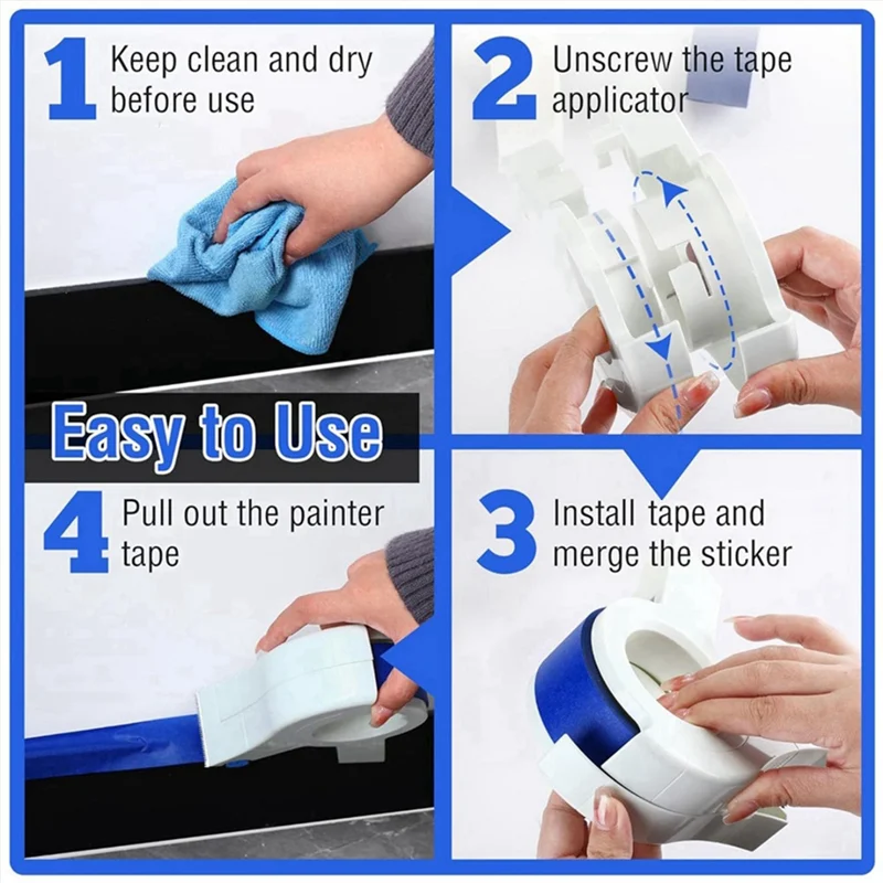 ABRU-Manual Caulking Tool With Tape Compact Design, Suitable For Outdoor Use For Home Renovation And Decoration