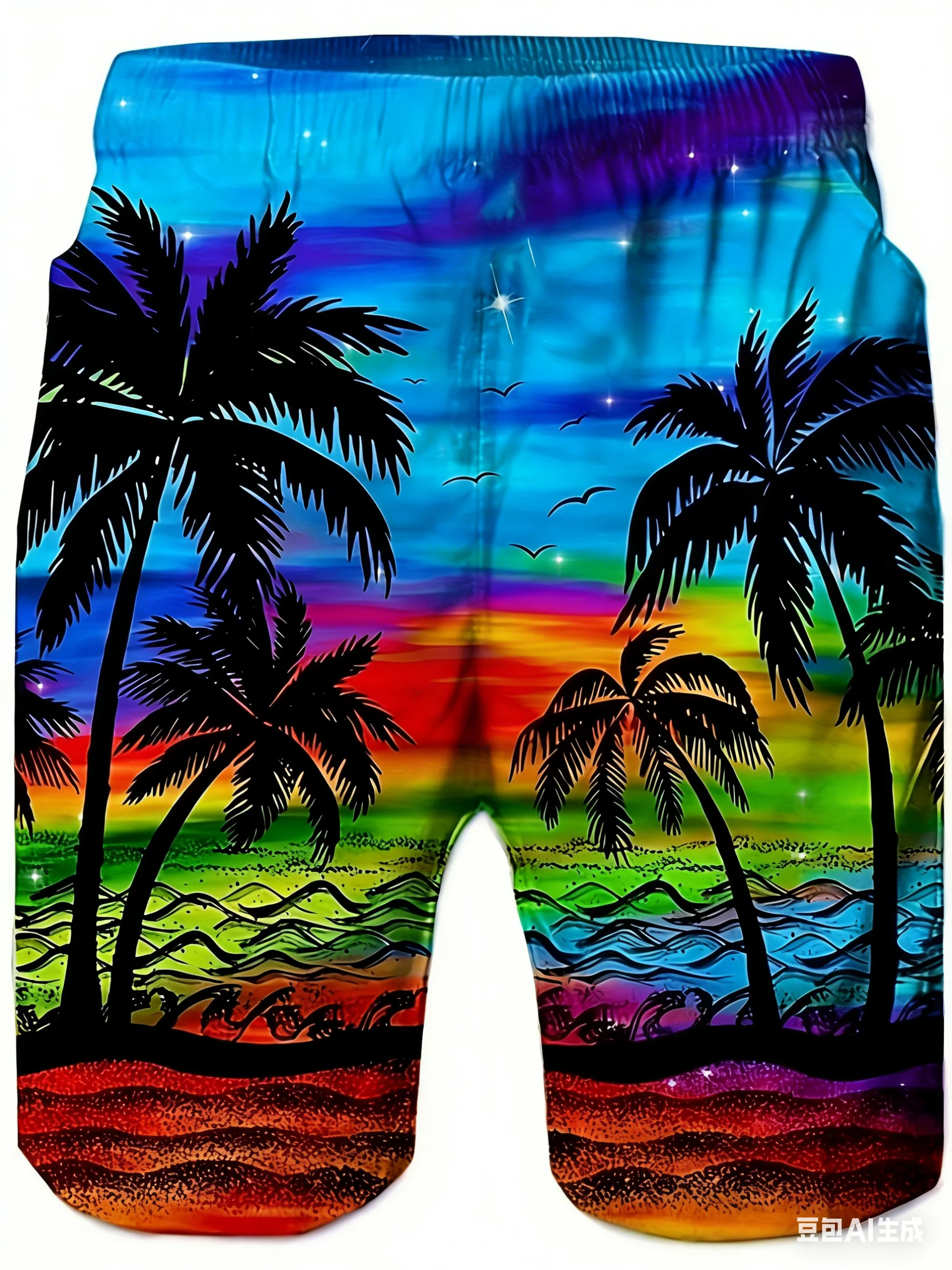 2026 Summer Hot Selling Fashion New Leisure Vacation Surfing Design 3D Printed Street Quick Drying Y2K Street Shorts