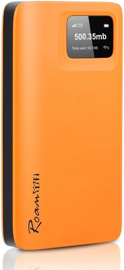 

Portable 4G LTE WiFi Hotspot for Travel, No SIM Needed, Connect 10 Devices with 10GB Data in 170+ Countries