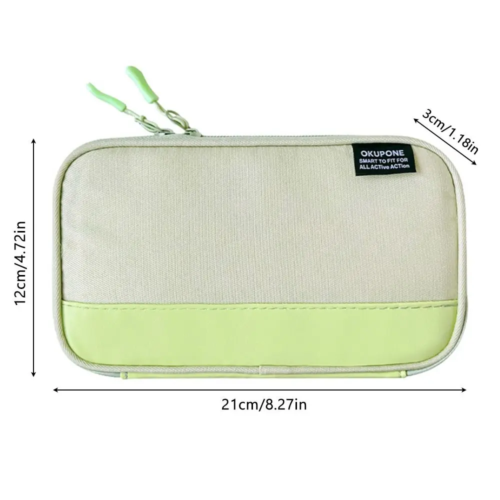 New Oxford Pen Bag Ultra-thin Portable Pencil Case Multi-functional Stationery Organizer Students Gift image 6