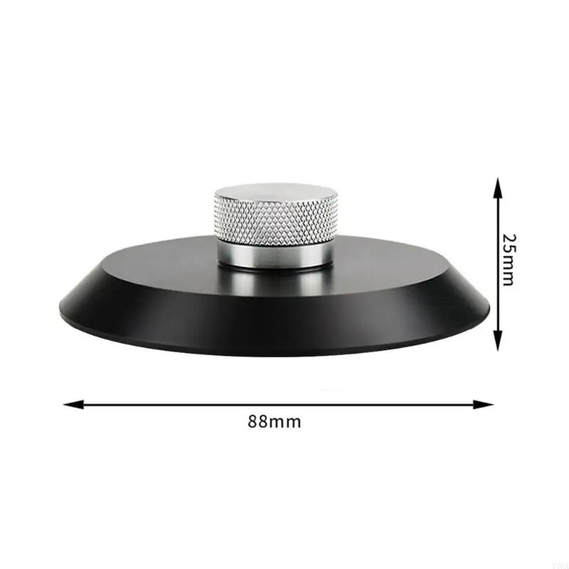 77ha Record Player Weight Disc Stabilizer pour Turntable Record Weight Stabilize Elimiter Vibration Disc Stabilizer