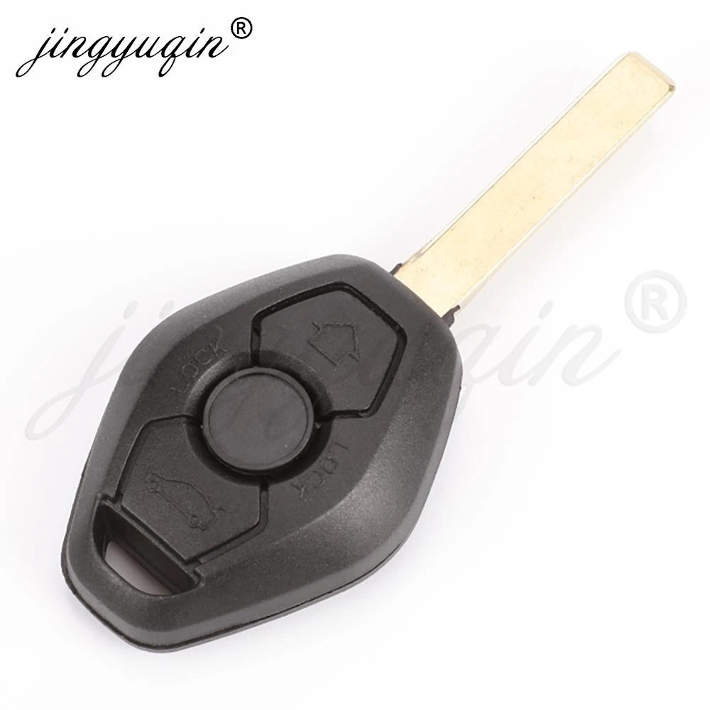 Jingyuqin-carcasa de repuesto para llave de coche, carcasa de mando a distancia para BMW 3, 5, 7, serie Z3, Z4, X3, X5, M5, 325i, E38, E39, E46, 3