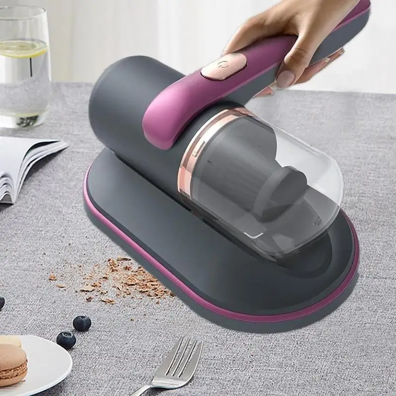 Bed Vacuum Handheld Vacuums 68W Powerful Bed Vacuum 10Kpa Suction Cordless Low Noise Handheld Vacuums For Dust Pet Hair