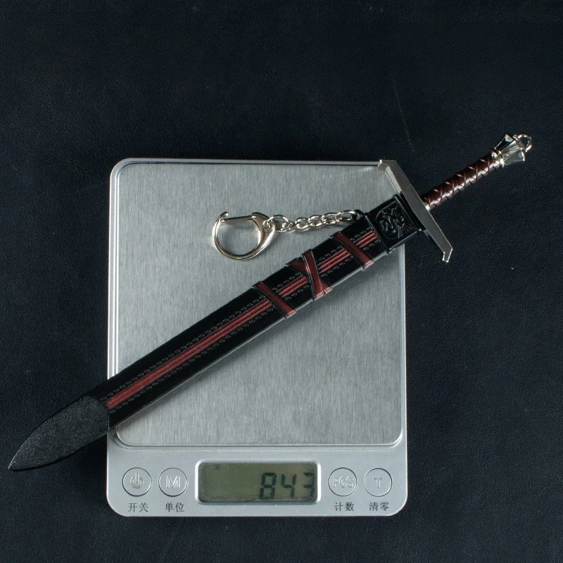 22 CM Gadżety do gier Miecz Zwycięstwa Model Broni Kolekcjonerskie Ozdoby na Biurko Kreatywne Prezenty Urodzinowe dla Przyjaciół Zabawka dla Chłopca