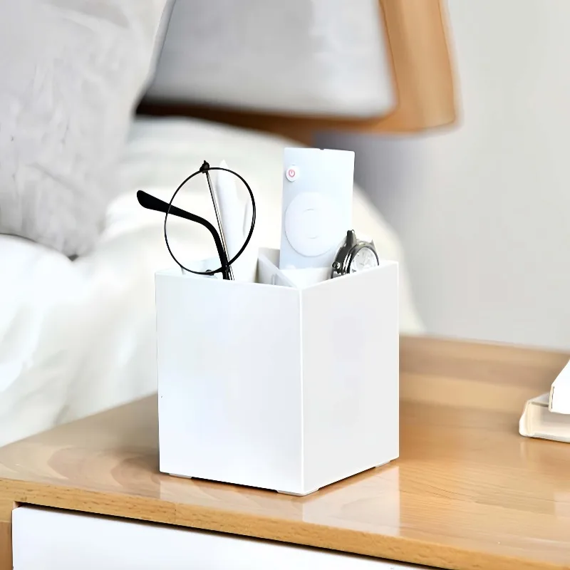 1/2pcs Makeup Brush Holder Organizer with Lid Cosmetic Storage Box Portable Travel Make Up Tools Container Case Stand Pen Pot