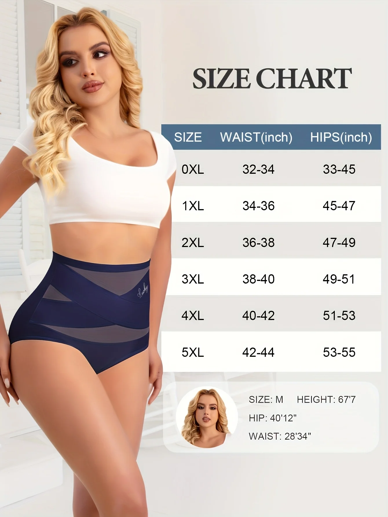 3pcs Plus Size High-Waisted Briefs - Breathable Mesh, Crossback Design, Slimming & Supportive, Sports Style, 0XL-6XL, Health